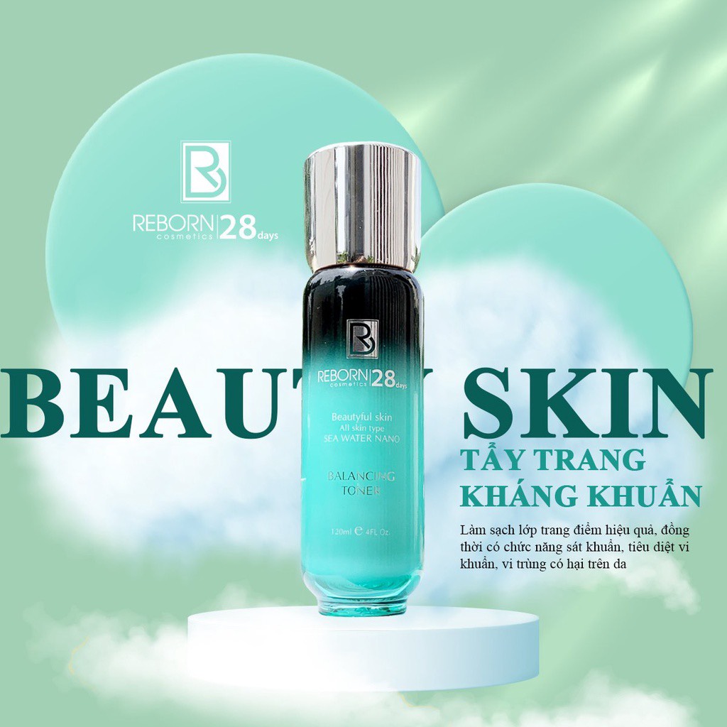 Nước Hoa Hồng Reborn Balancing Toner-cấp ẩm và tăng sinh co.llagen