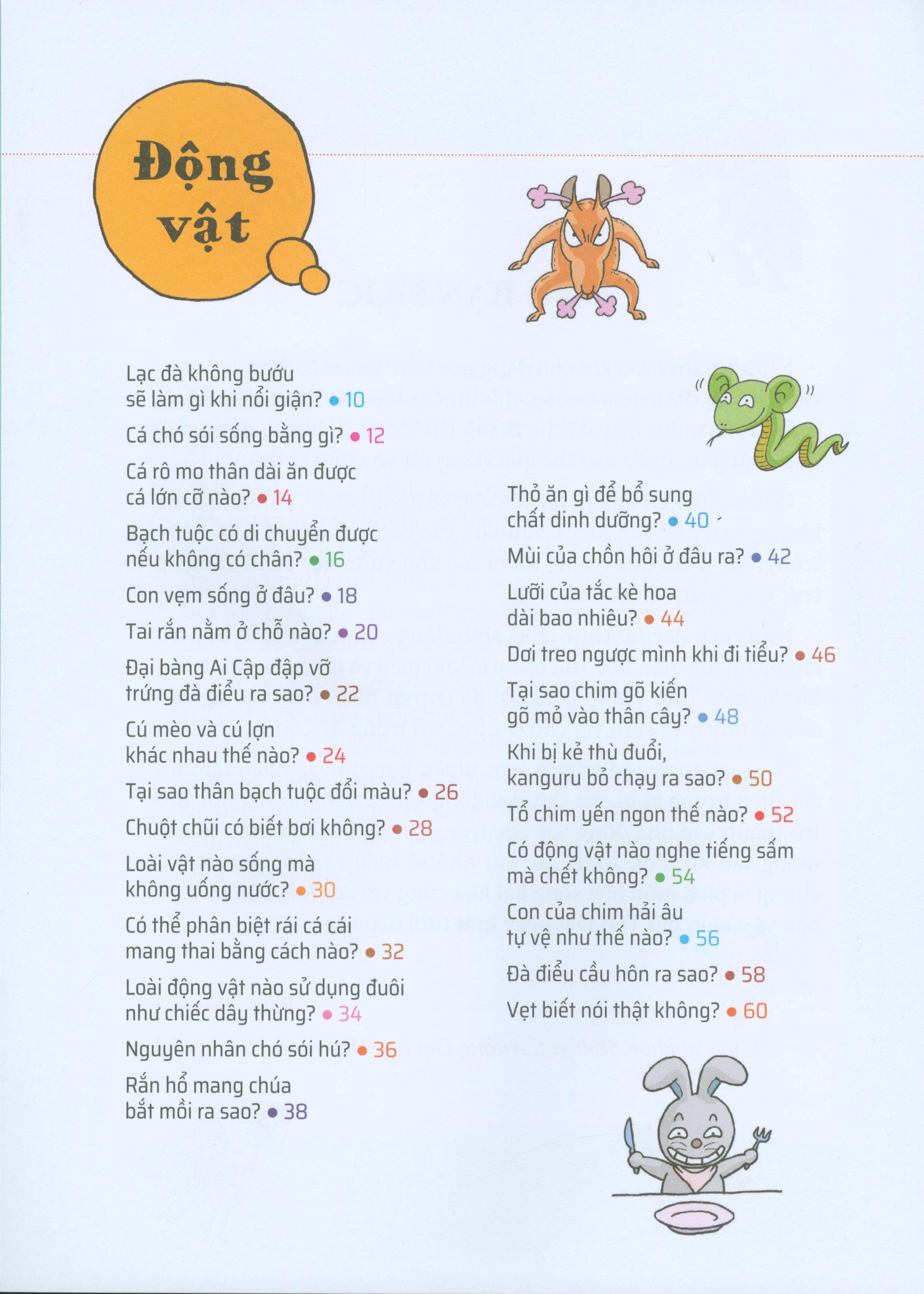 Quiz! Khoa học kì thú – Động vật