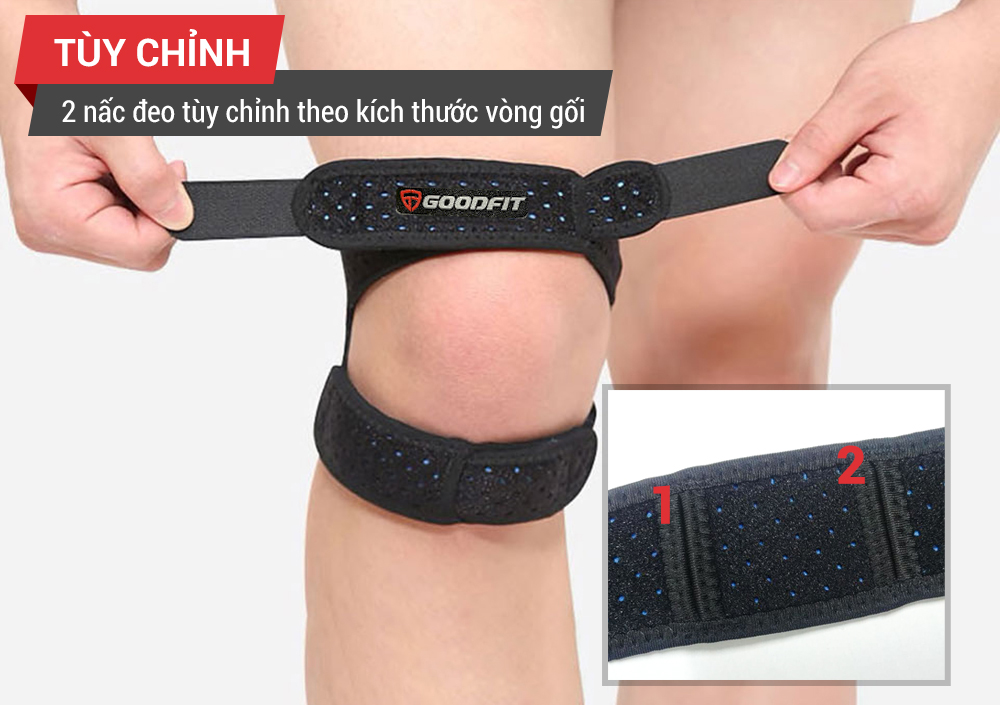 Đai bảo vệ gối kép GF521K co giãn 4 chiều