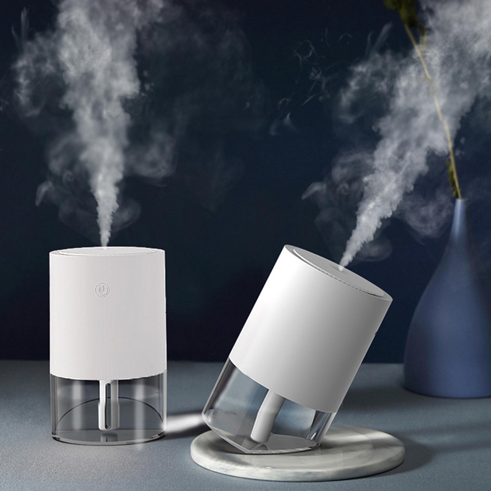 390ml USB Mini Car Home Humidifier Aroma Oil Diffuser Mist Purifier White