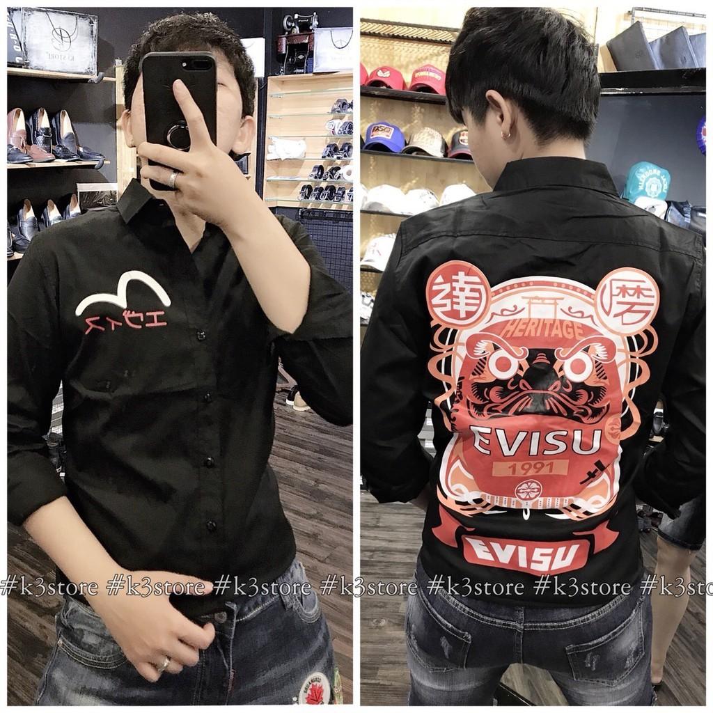 ÁO SƠ MI NAM EVISU ĐẸP TINH TẾ