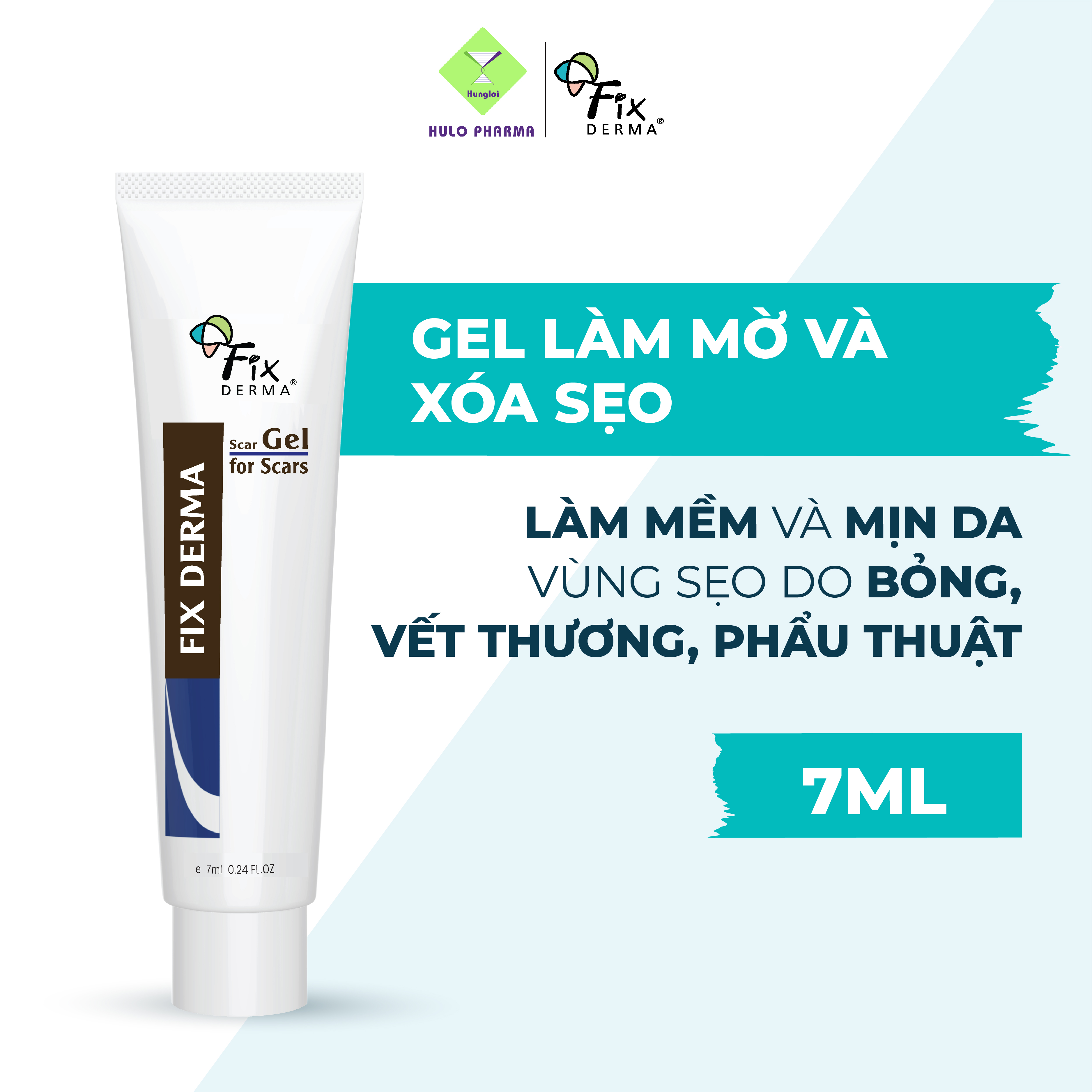 Gel làm mờ sẹo Fixderma Scar gel (7ml)