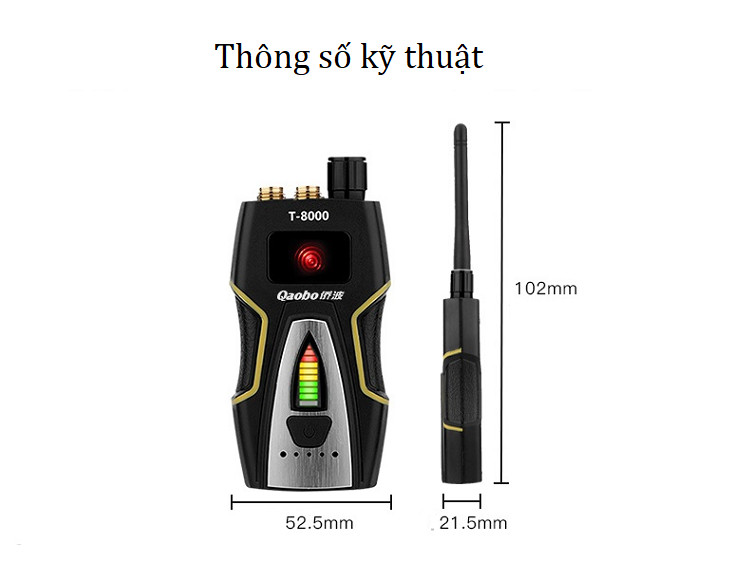 Thiết bị dò tìm camera, định vị GPS cao cấp, chính xác