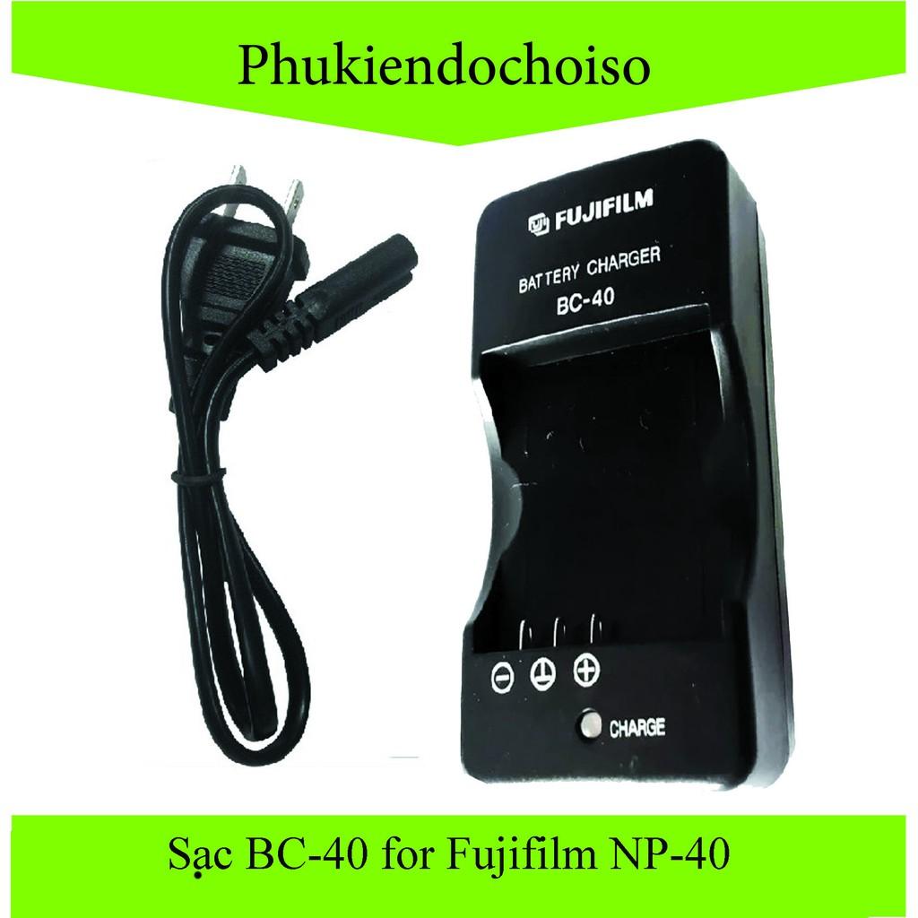 Sạc máy ảnh BC-40 cho Fujifilm NP-40, Sạc dây