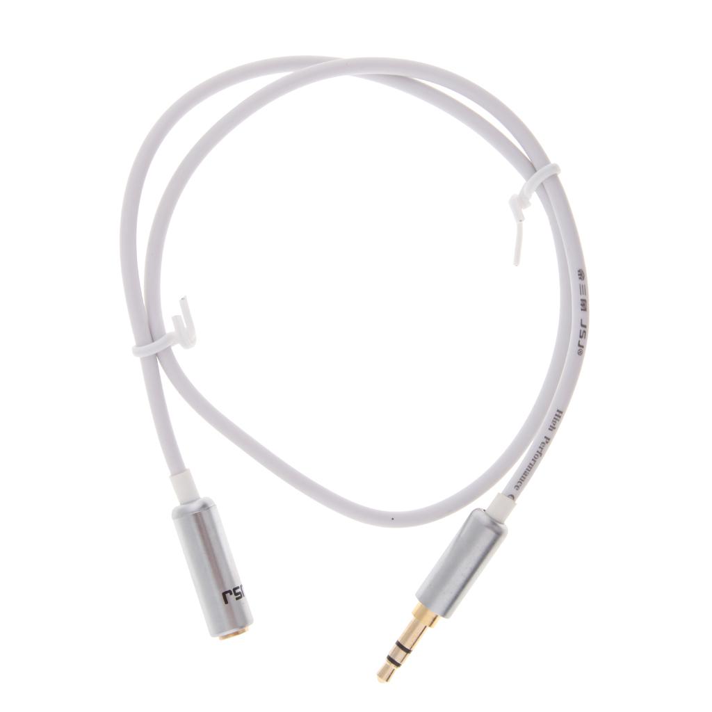 3.5mm Male To Female Auxiliary Stereo Audio Headphone Jack Extension Cable