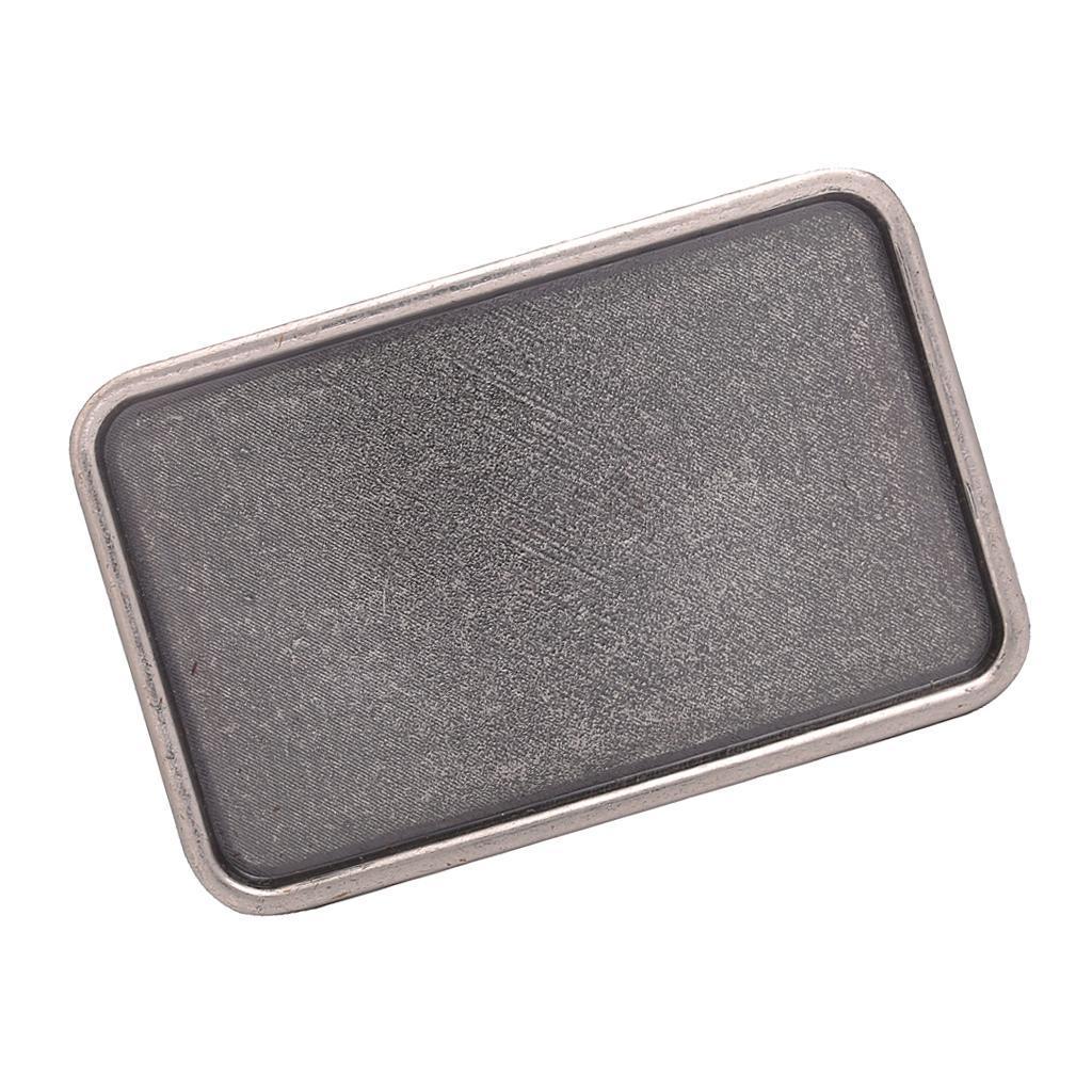 Western Vintage Rectangle Zinc Alloy Rodeo Belt Buckle Novelty Antique Charm