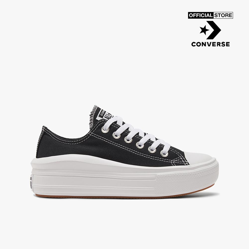 CONVERSE - Giày sneakers nữ cổ thấp Chuck Taylor All Star Move 570256C-0050_BLACK