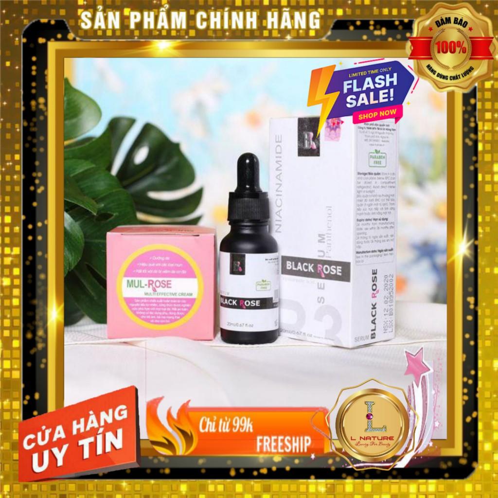  COMBO SERUM BLACK ROSE 20ml & KEM MULROSE 5 gr