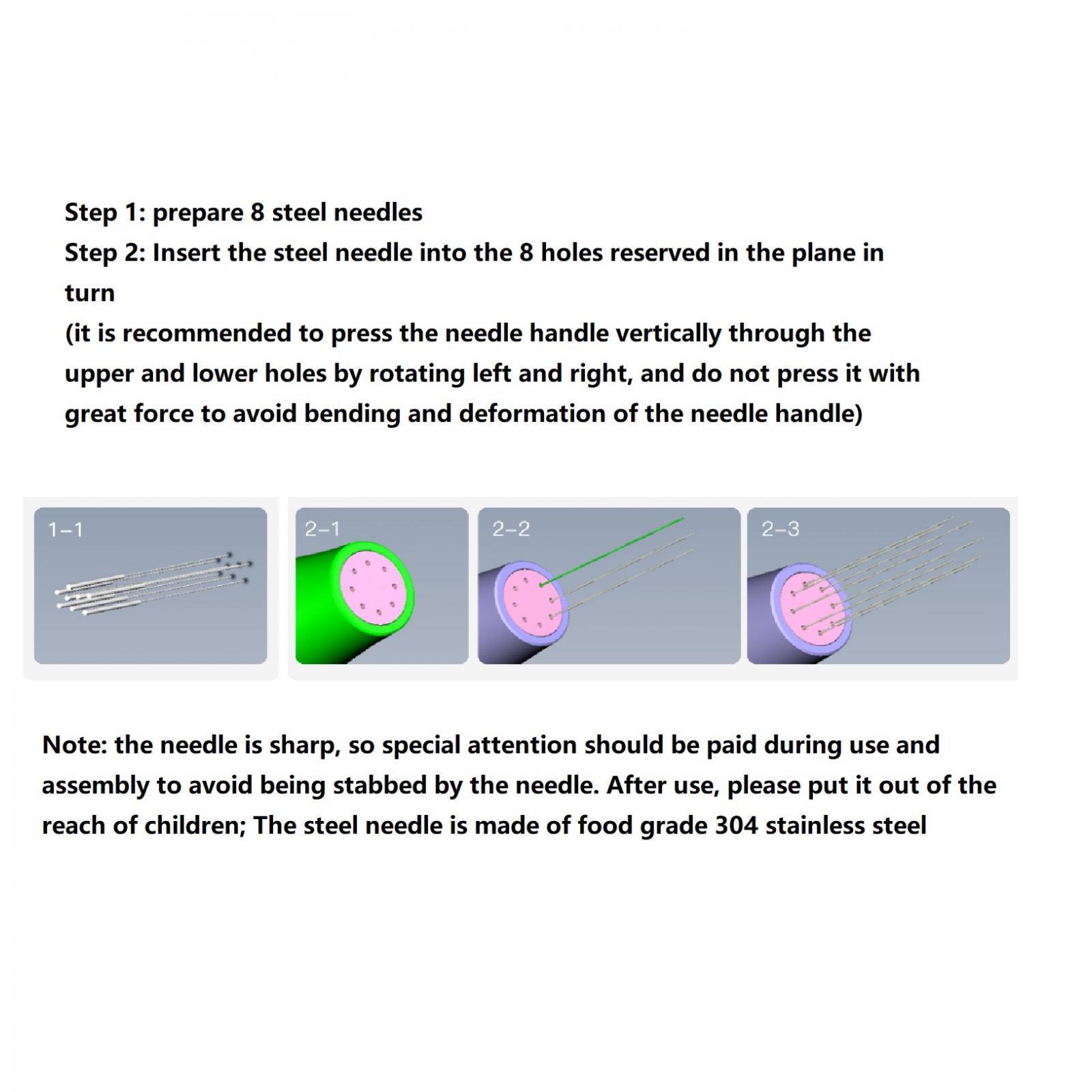 2 Count Needle Coffee Tamper Distributor Espresso Stirrer Distribution Tool, 2x13.5cm