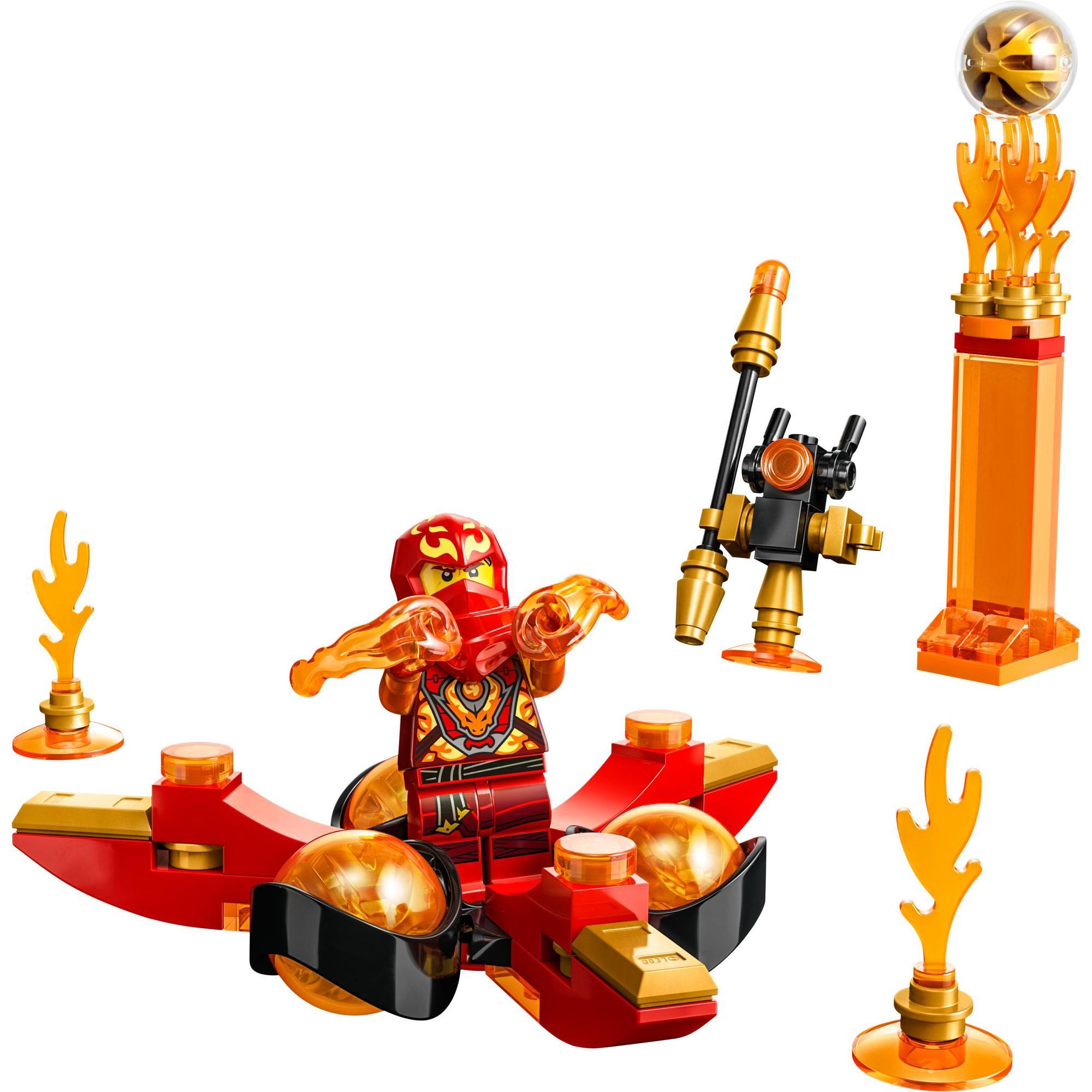 LEGO Ninjago 71777 Đồ chơi lắp ráp Con quay năng lượng rồng của Kai (72 chi tiết)