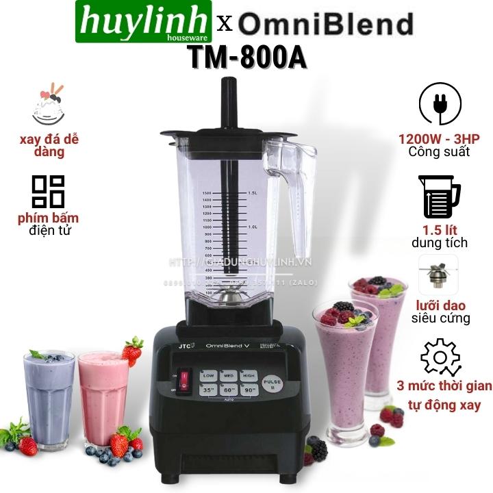 Máy xay sinh tố công nghiệp JTC OmniBlend V-TM 800A-Hàng chính hãng