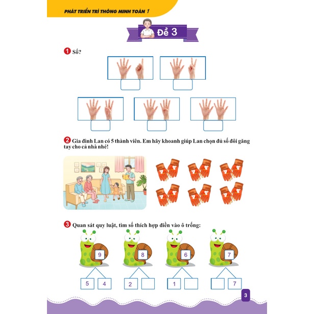 Sách - Phát Triển Trí Thông Minh Toán Lớp 1