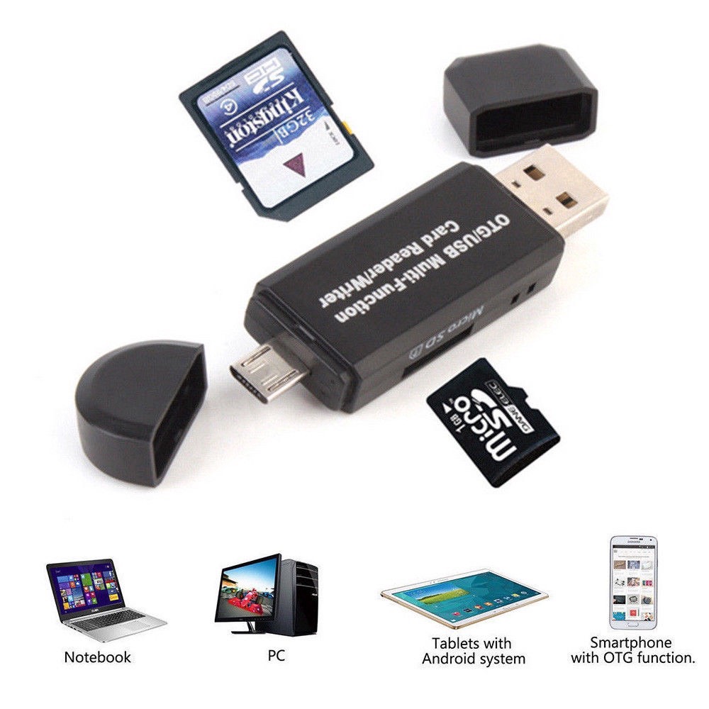 ĐẦU ĐỌC THẺ NHỚ USB OTG SANG USB 2.0 SD/ MICRO SD