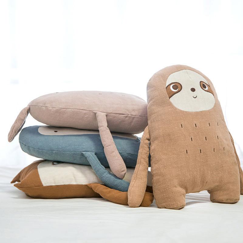 Bắc Âu Động Vật Thỏ Gấu Vỏ Gối Đệm Cho Bé Gái Dành Cho Trẻ Em Bé Plushed Vỏ Gối Đệm Cho Bé Phòng Mầm Non Trang Trí