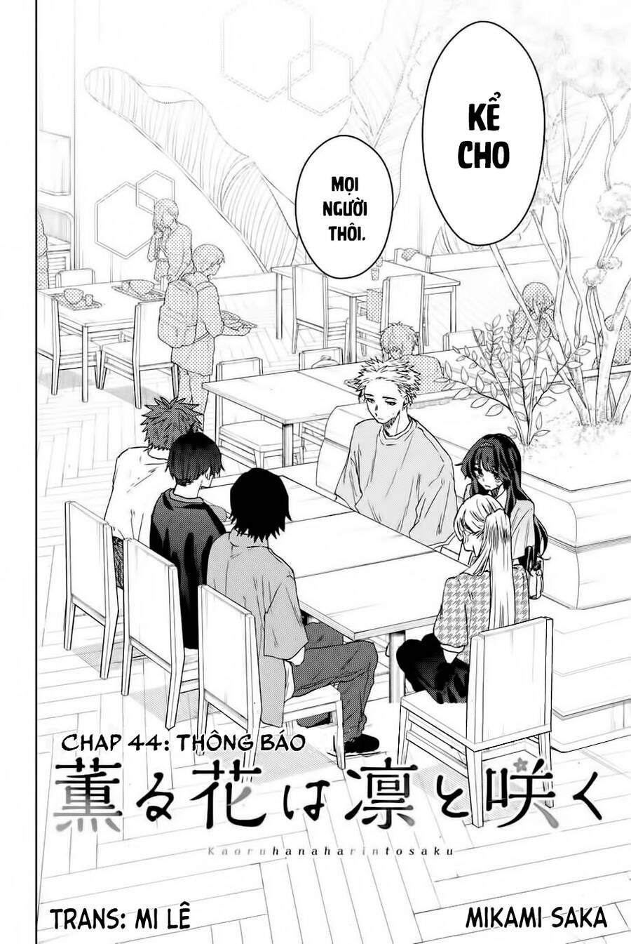 the fragrant flower blooms with dignity - kaoru hana wa rin to saku chapter 44 4