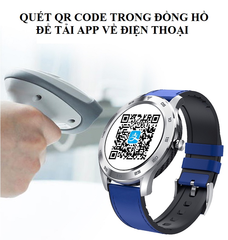 DT98 Đồng Hồ Thông Minh IP68 Chống Thấm Nước 1.3 Tròn Đầy Màn Hình Theo Dõi Sức Khỏe Nam Giới