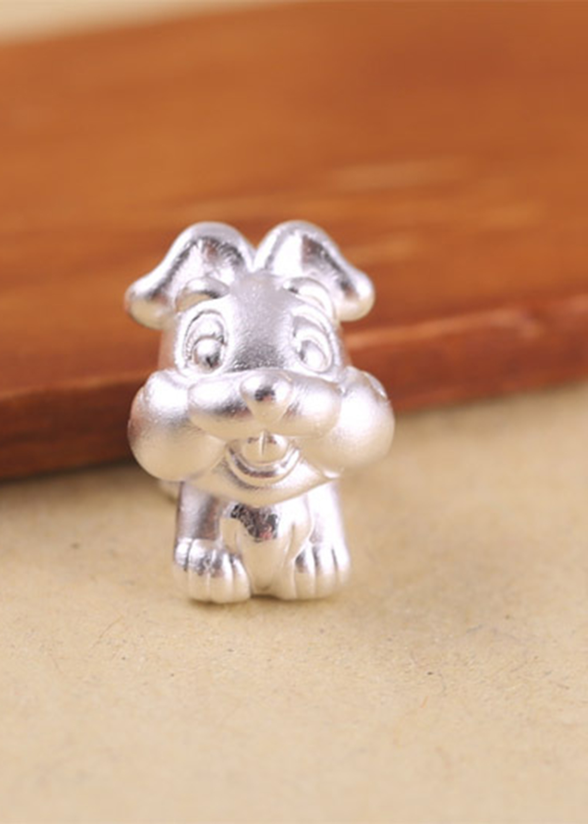 Combo 2 cái charm bạc 12 con giáp xỏ ngang - Ngọc Quý Gemstones
