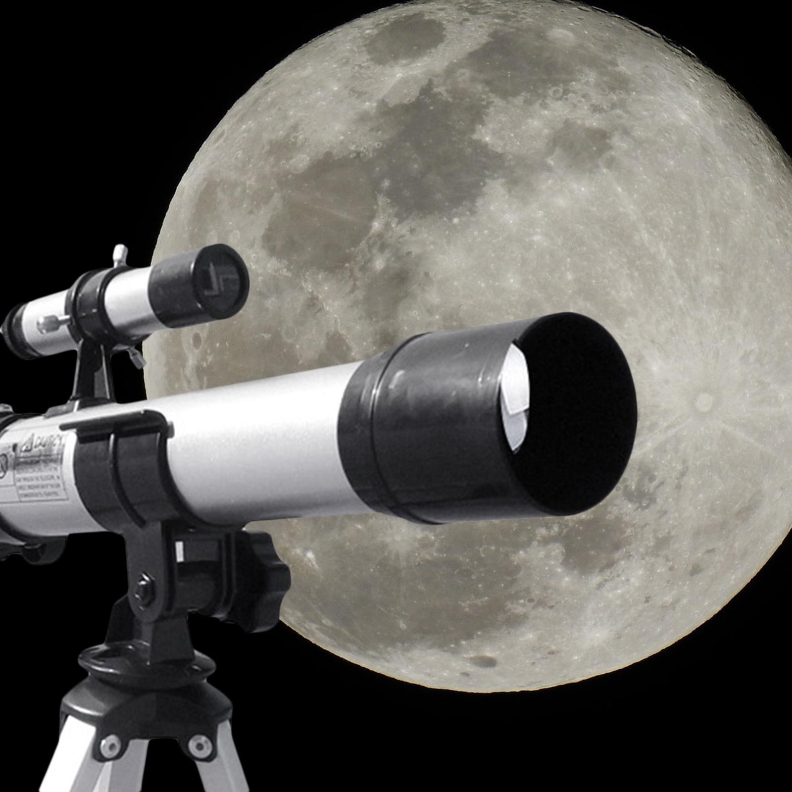 Professional Kids Astronomical Telescope with Tripod 1.5x Barlow Len 40mm Objective Lens Refractor Telescope for Beginners Educational Toys