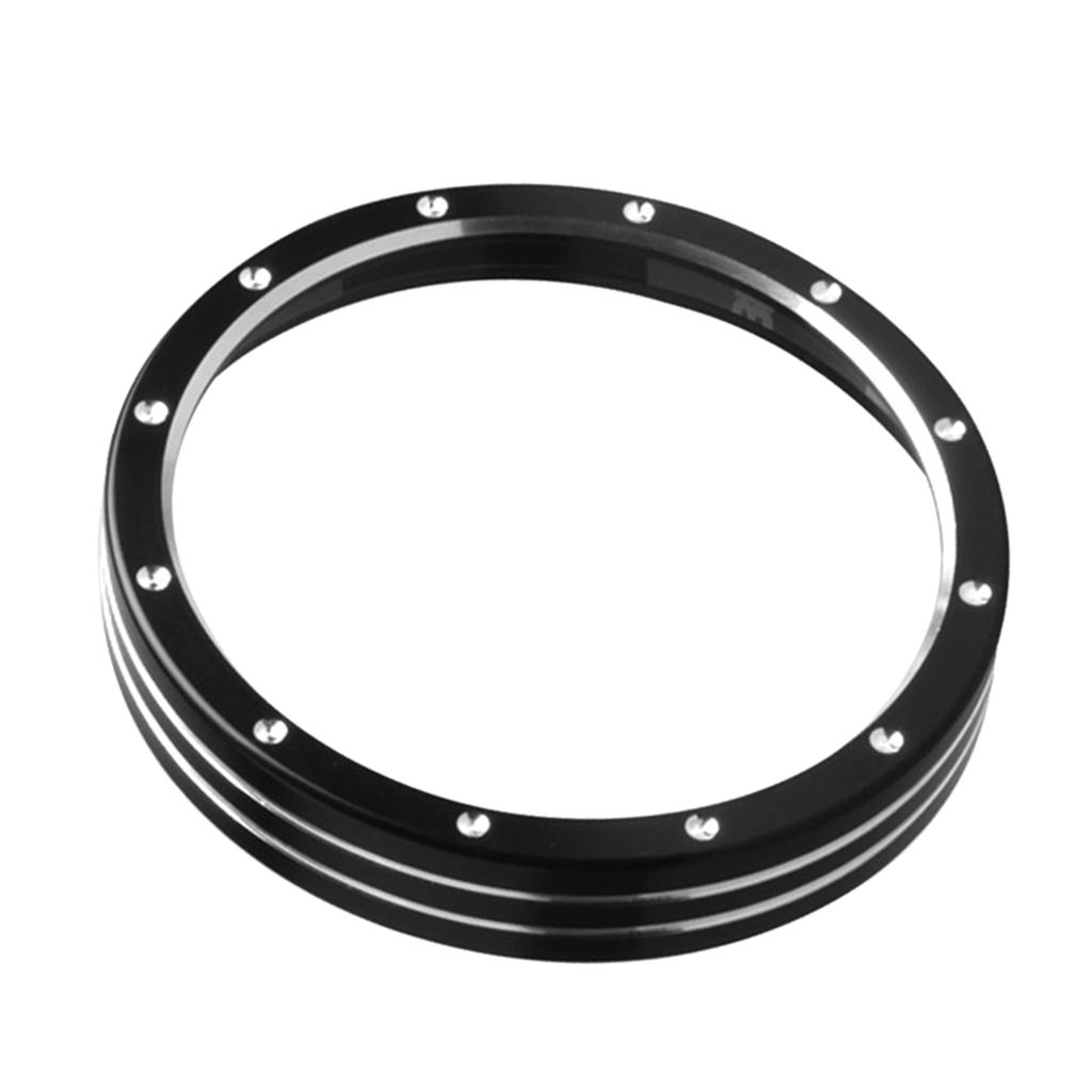 Motorcycle Chrome Speedometer Trim Gauge Bezel Kit For Harley 883 1200 Black