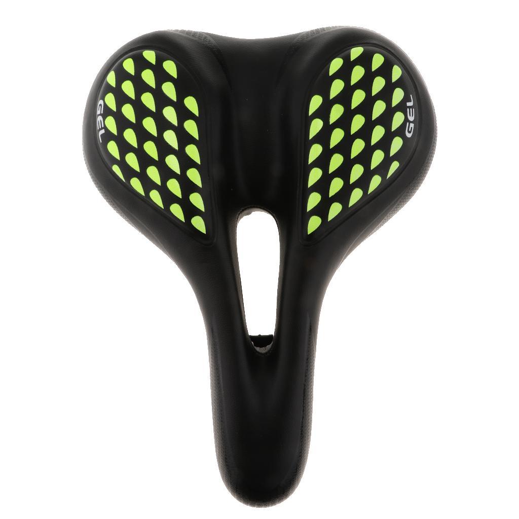 Mountain Bike Road Bicycle Racing Hollow Saddle Seat Thick and Wide Saddle