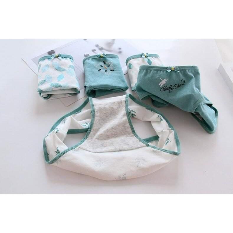 QUẦN COTTON HINH CHIẾC LÁ- 5 QUẦN 90K