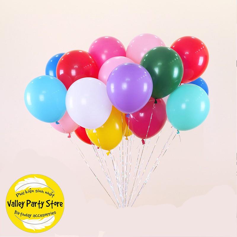 Bịch 100 quả Bong Bóng Lỳ Trang Trí Tiệc Siêu Đẹp