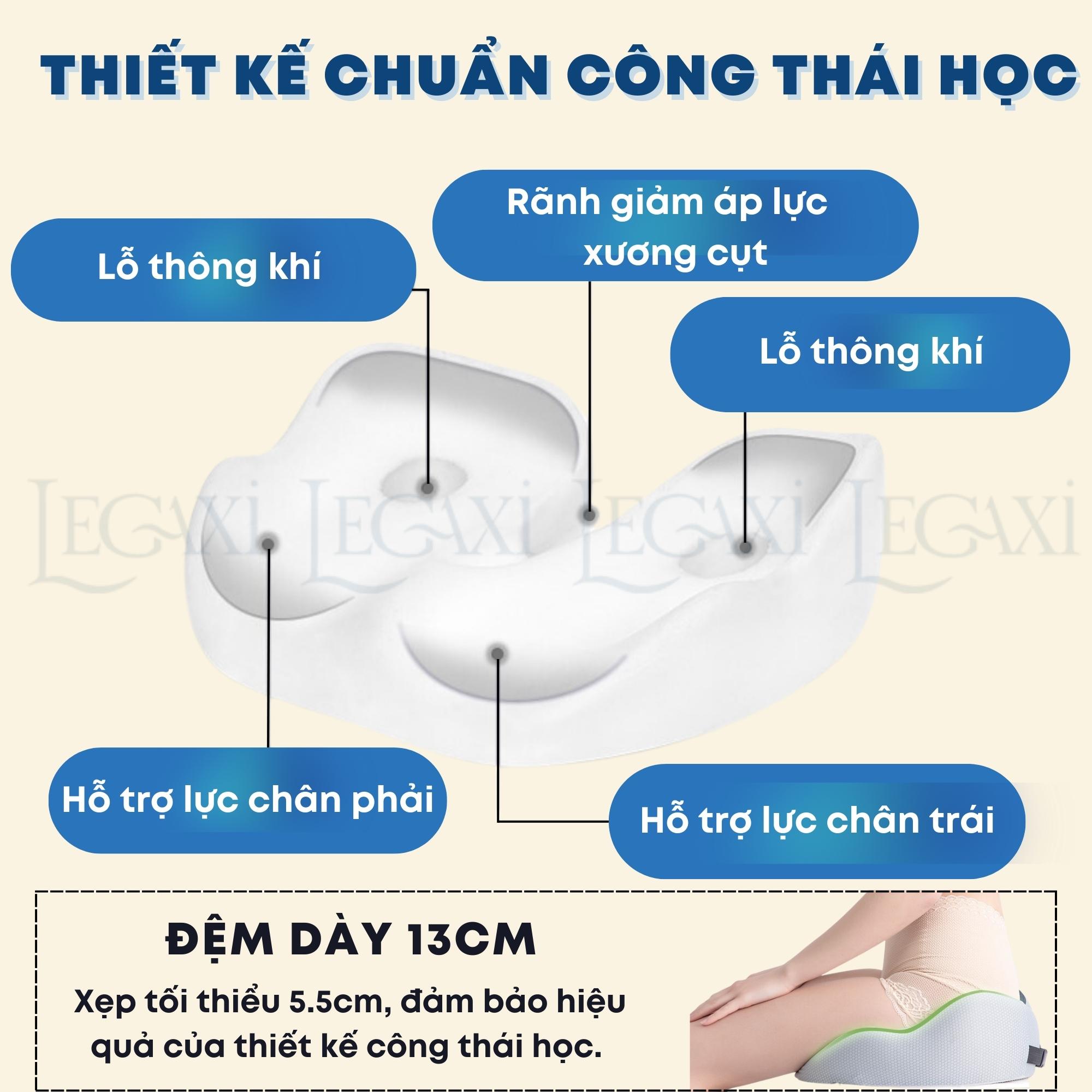 Đệm Mông Ngồi Chống Trĩ, Gối Lót Ghế Chống Đau Xương Cụt Thần Kinh Tọa Thâm Mông Mụn Mông Xe Hơi Legaxi