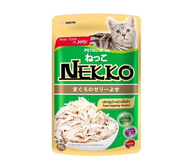 Hình ảnh Pate Nekko Jelly dạng thạch cho mèo đủ vị - 70g
