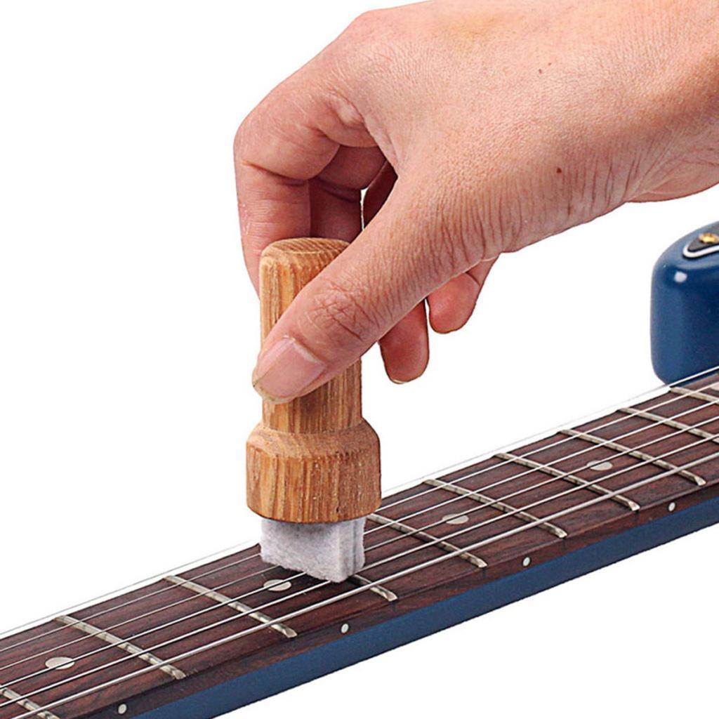 Đàn Guitar Bass Dây Bụi Rỉ Sét Removel Bàn Chải Làm Sạch Dụng Cụ Phụ Kiện