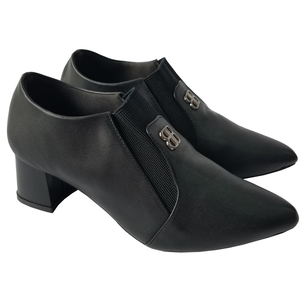 Giày Cao Gót Nữ Da Bò Thật BIGGBEN Cao 5 Phân GCG20