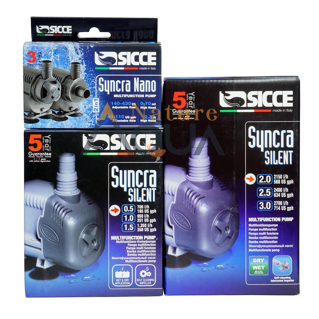 Máy bơm nước Sicce Syncra Silent (made in Italy),siêu êm,công suất thực