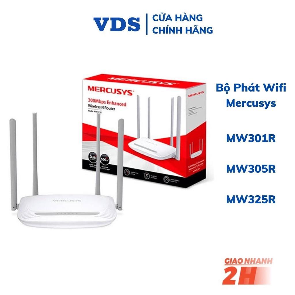 Bộ phát wifi 2 3 4 râu Mercusys router wifi chuẩn N tốc độ 300Mbps - Hàng chính hãng