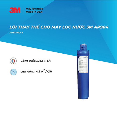 Lõi Lọc Dành Cho Hệ Thống Lọc Tổng 3M AP904 (3M AP917HD-S) - Hàng Chính Hãng 3M