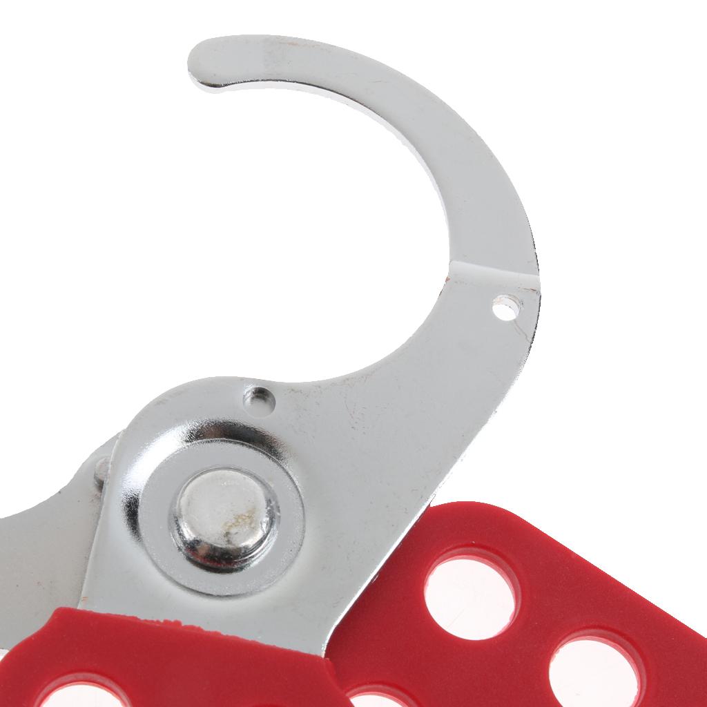 Bền Khóa Khóa Tagout Chốt Bấm, PA Thép Bọc Chốt Bấm, 1-1/2 Năm. Hàm Thông, An Toàn