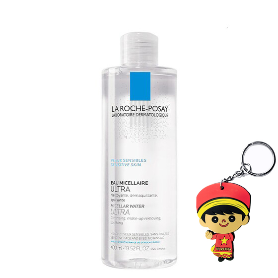 Tẩy trang micellar La Roche Posay Micellar Water Ultra (400mL, tặng móc khoá)