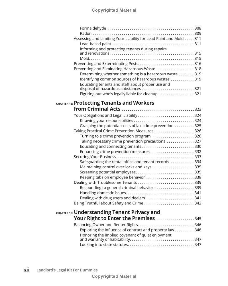 Sách ngoại văn: Landlord's Legal Kit For Dummies