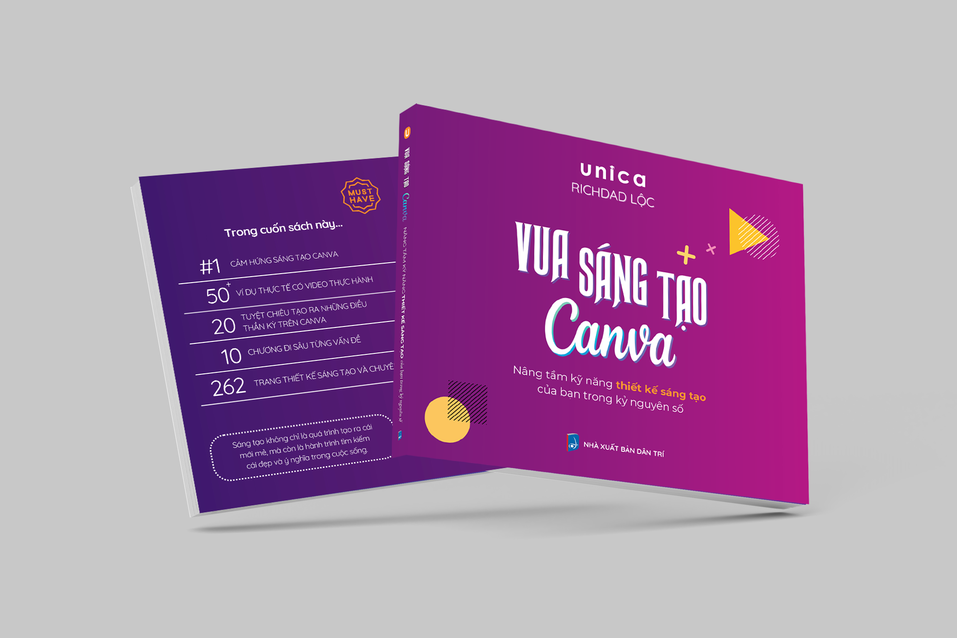 Sách Vua sáng tạo Canva cùng Richdad Lộc kèm khóa học Online