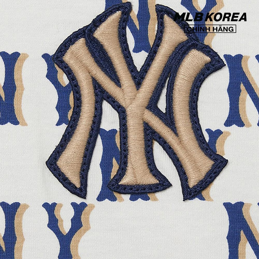 MLB - Áo thun unisex cổ tròn tay ngắn Checkerboard Clipping Logo Overfit 3ATSM1133-50WHS