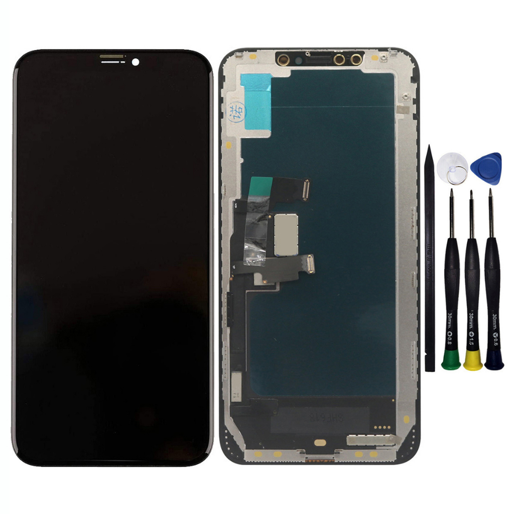 GX OLED LCD Đối với iP XSM với bộ số hóa lắp ráp màn hình cảm ứng bộ phận thay thế đầy đủ