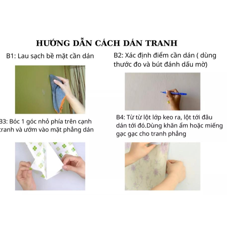 Tranh dán tường 3D dán quán trà chanh, trà sữa-
