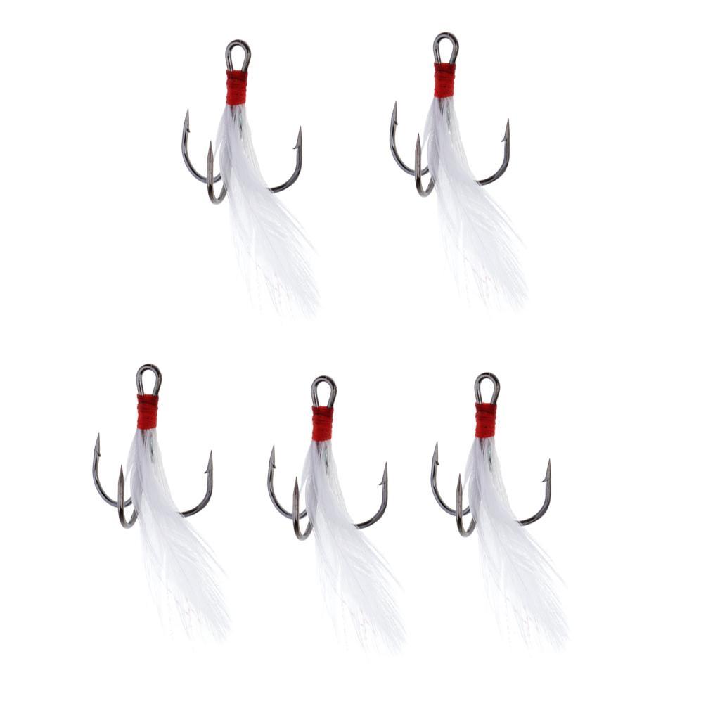 Saltwater Fishing Lure Bait Fishing Sequins Lures Rig Hook Tackle w/Feathers