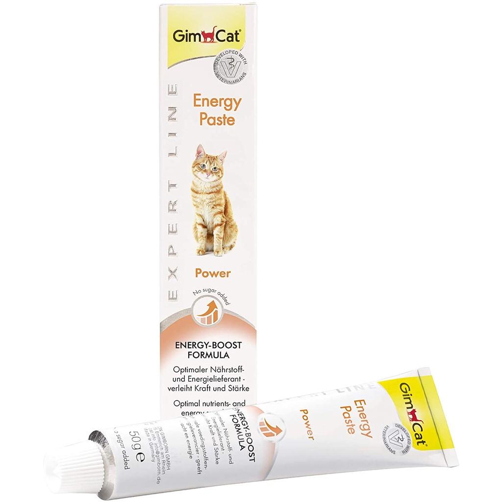 GimCat Energy Paste - Gel bổ sung năng lượng giúp phục hồi sức khoẻ cho mèo (50gram)
