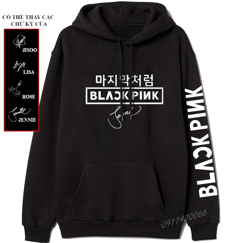 Áo hoodie blackpink