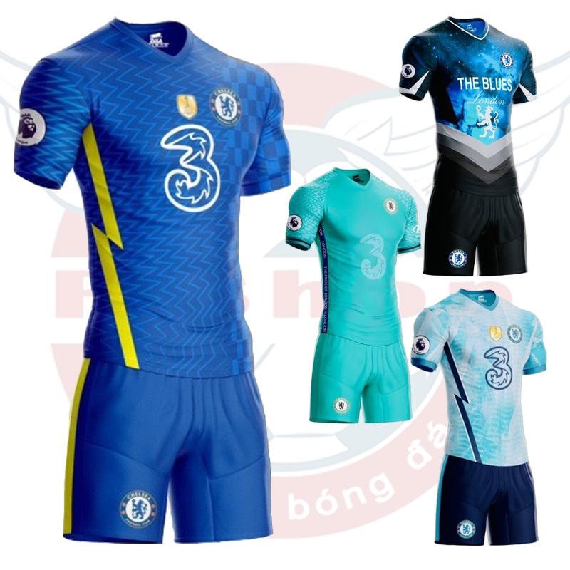 Bộ quần áo bóng đá câu lạc bộ Chelsea CLB ngoại hạng Anh
