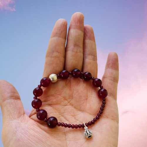 HCM- VÒNG TAY ĐÁ GARNET VÀ THẠCH ANH ĐỎ