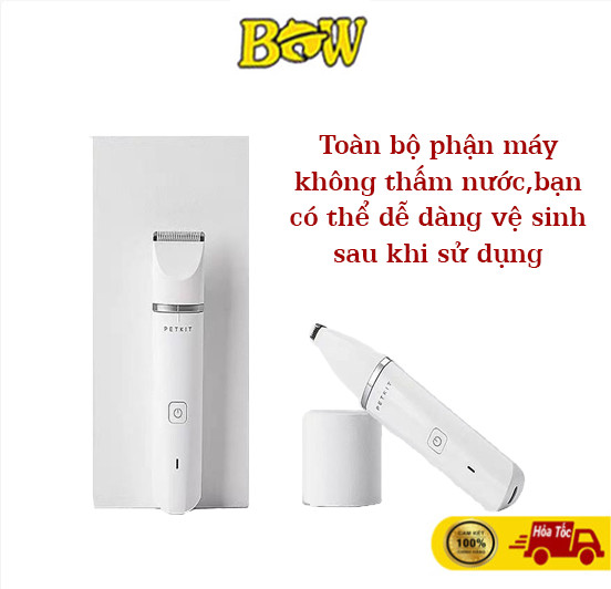 Tông Đơ Petkit 2in1 Pro 2023 Đầu Đa Năng Cạo Lông Và Lòng Bàn Chân Cho Thú Cưng