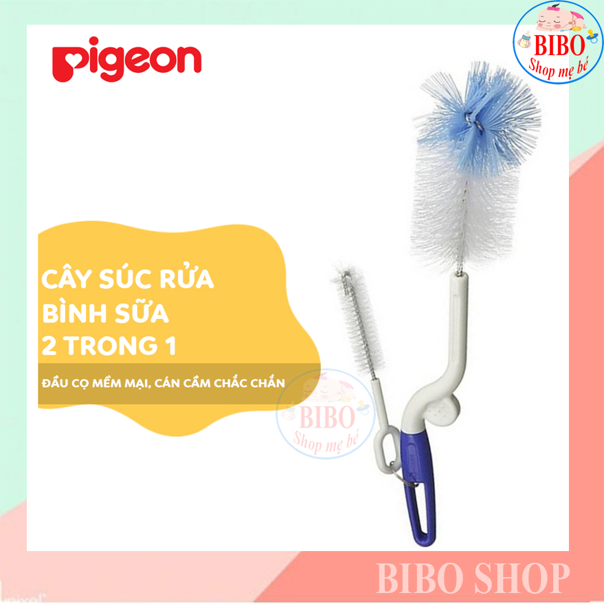 COMBO TÚI + CÂY RỬA BÌNH SỮA PIGEON