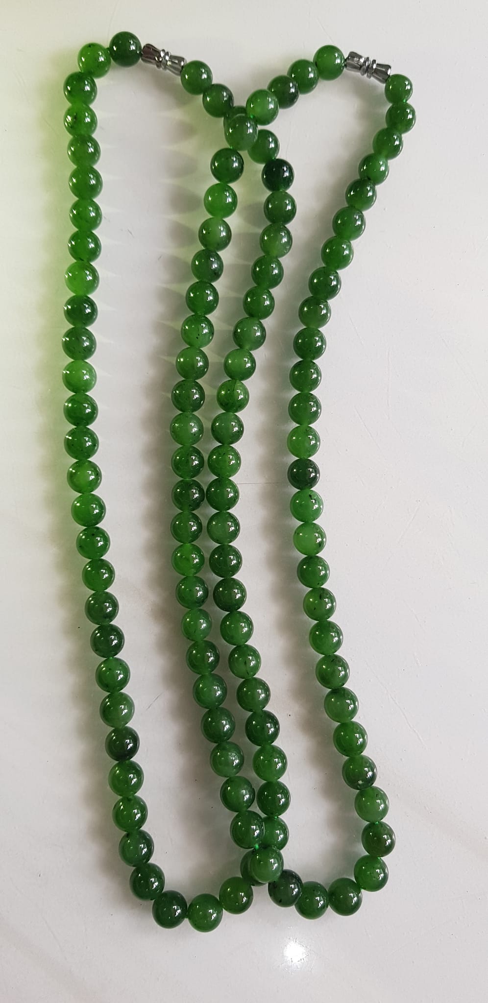 Vòng chuỗi đeo cổ Nữ mới đẹp Đá ngọc jade hay ngọc phật xanh tự nhiên  Size 8mm màu xanh ngọc bích bóng sang đẹp hợp mệnh thủy mộc hỏa Quà tặng ý nghĩa cho Mẹ, mình và người thân ý nghĩa ạ