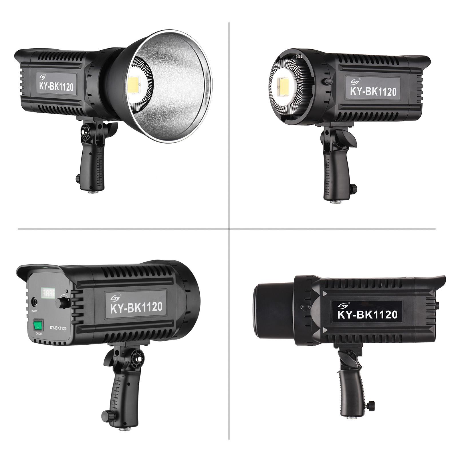 150W Studio LED Video Light 5600K Color Temperature CRI93+ TLCI95+ Bowens Mount with Protector Reflector Remote Control