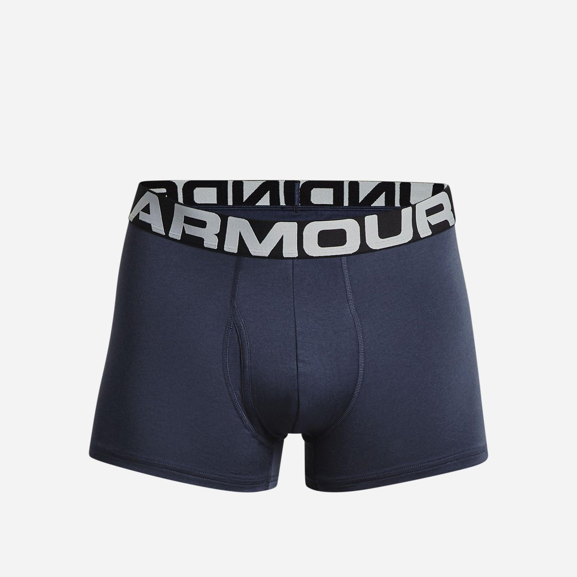 Đồ lót thể thao nam Under Armour Charged Cotton 3" Boxerjock – 3 Chiếc - 1363616-044